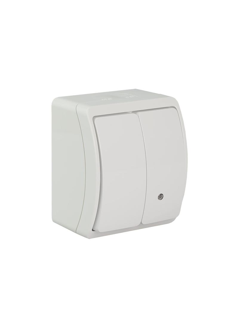 VW-2L Koala Łącznik świecznikowy podświetlany n/t IP44 biały VW 152-51 61.316 OPATÓWEK