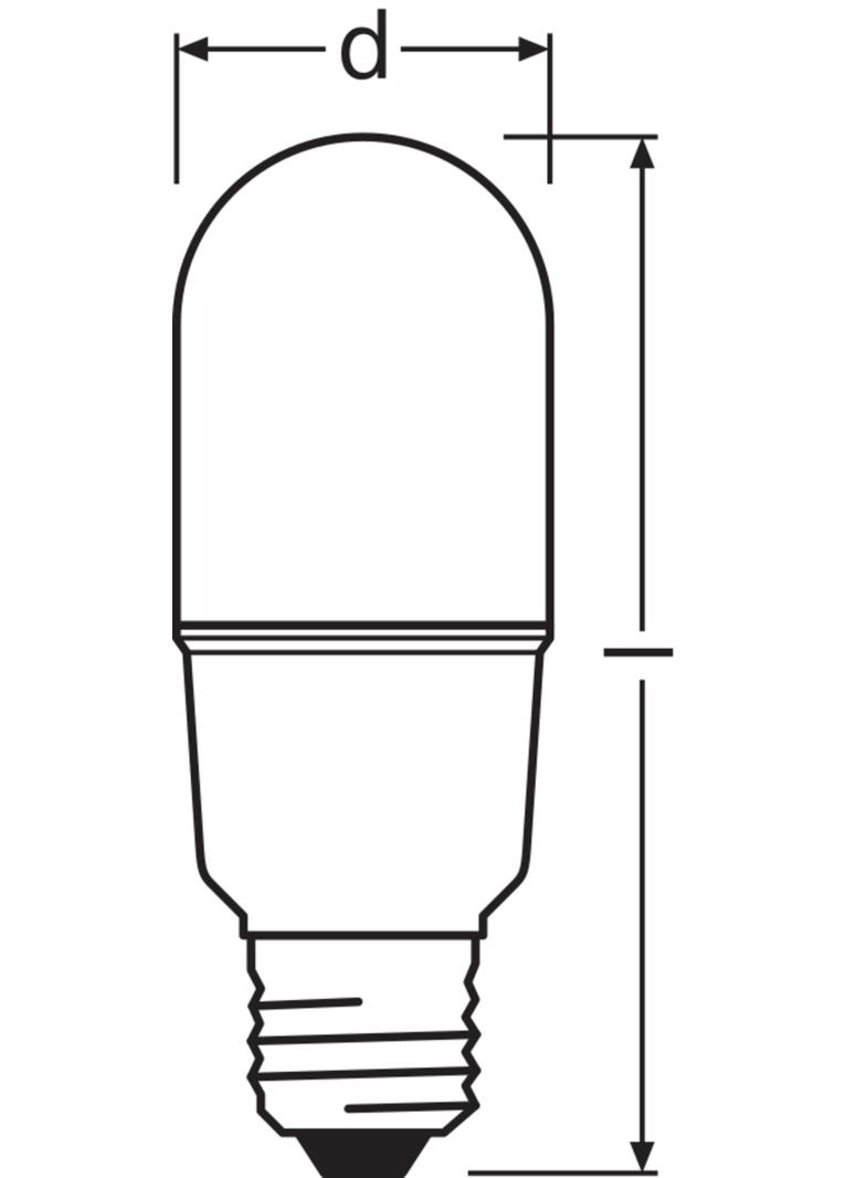 Lampa LED SUPERIOR Stick ściemnialna 11W 965 E27 LEDVANCE