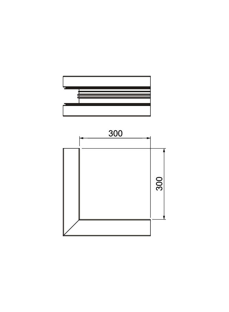 GA-DA90210RW, Naroże zewnętrzne 2-komorowe