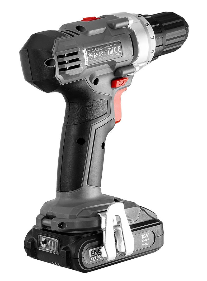 Wiertarko-wkrętarka akumulatorowa Energy+ 18V, Li-Ion, uchwyt 10 mm, bez akumulatora