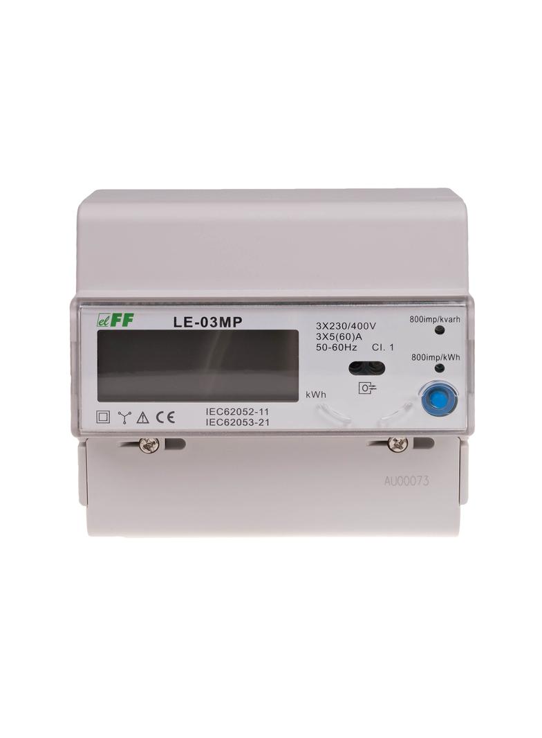 Licznik energii elektrycznej MODBUS RS-485 -trójfazowy LE-03MP F&F