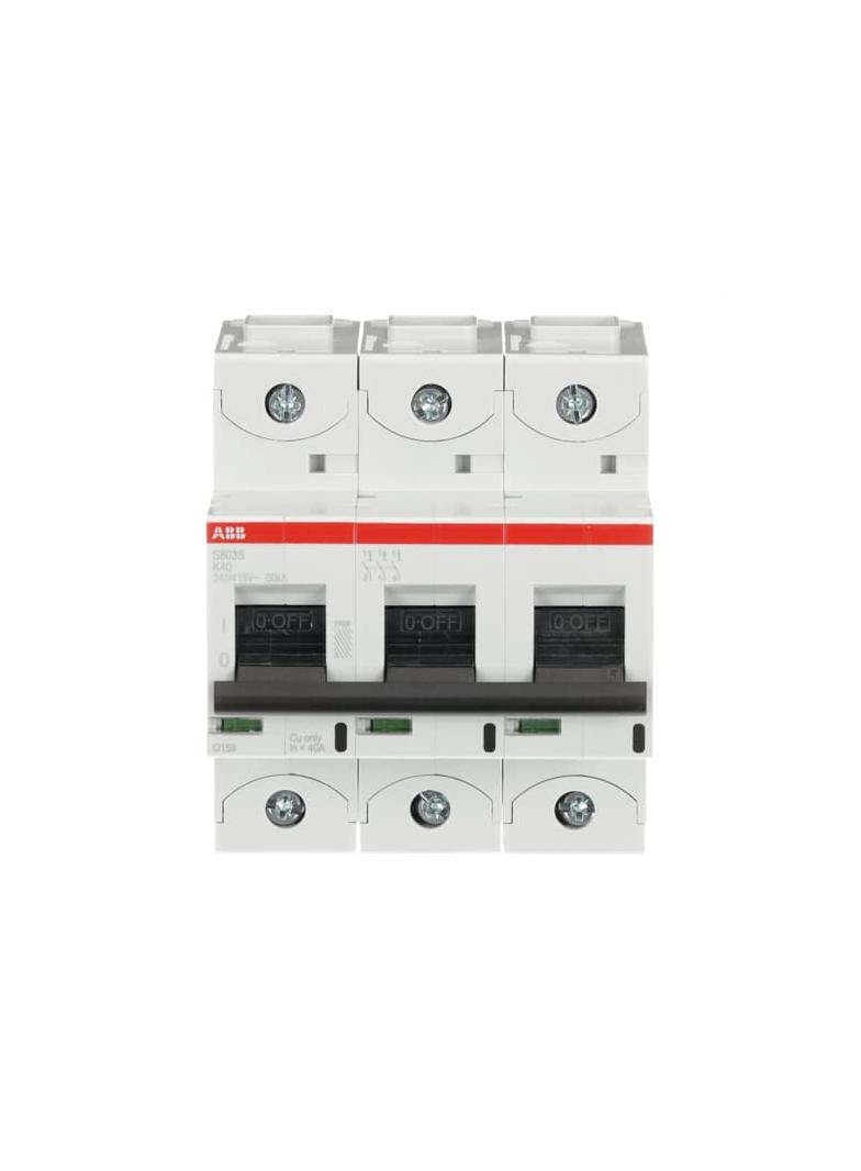 S803S-K40 Wyłącznik nadprądowy 50kA 3P K40A 2CCS863001R0557 ABB