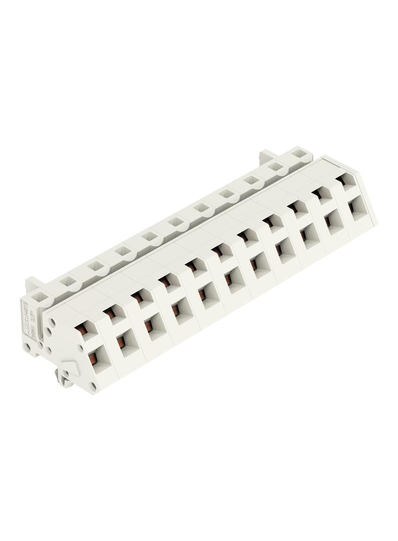 1-przewodowe gniazdo kątowe CAGE CLAMP pełna ochrona przed błędnym wetknięciem jasnoszary /25szt./ 721-341/008-000 WAGO