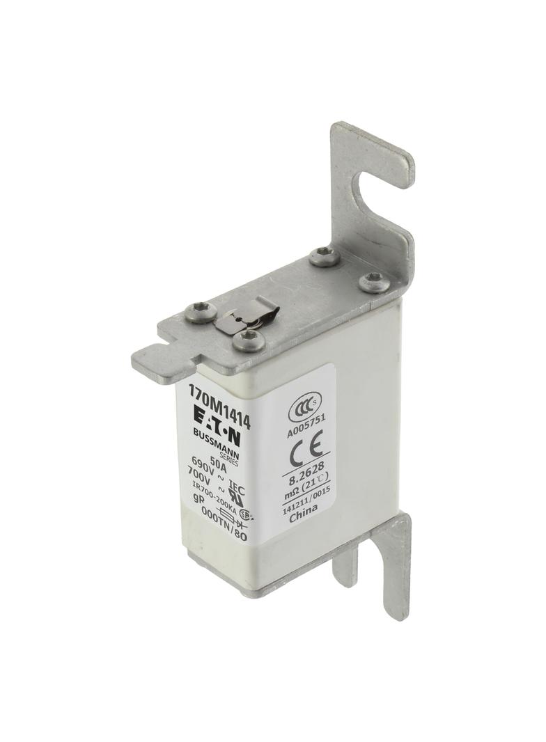 FUSE 50A 690V 000TN/80 GR UC Wkładka szybka 50A 690V 000TN/80 GR UC 170M1414 EATON