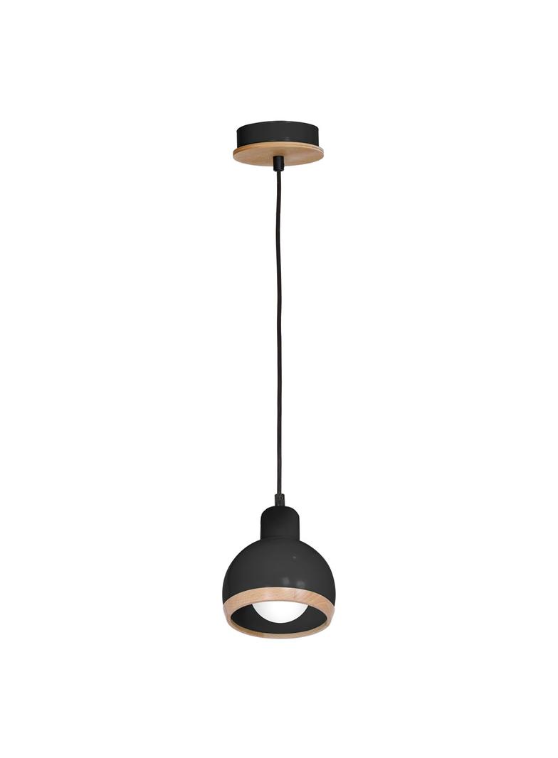 Milagro lampa wisząca Oval E27 czarna MLP7045