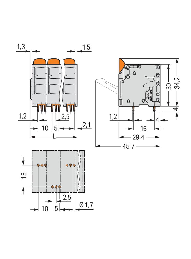 złączka do płytek drukowanych
