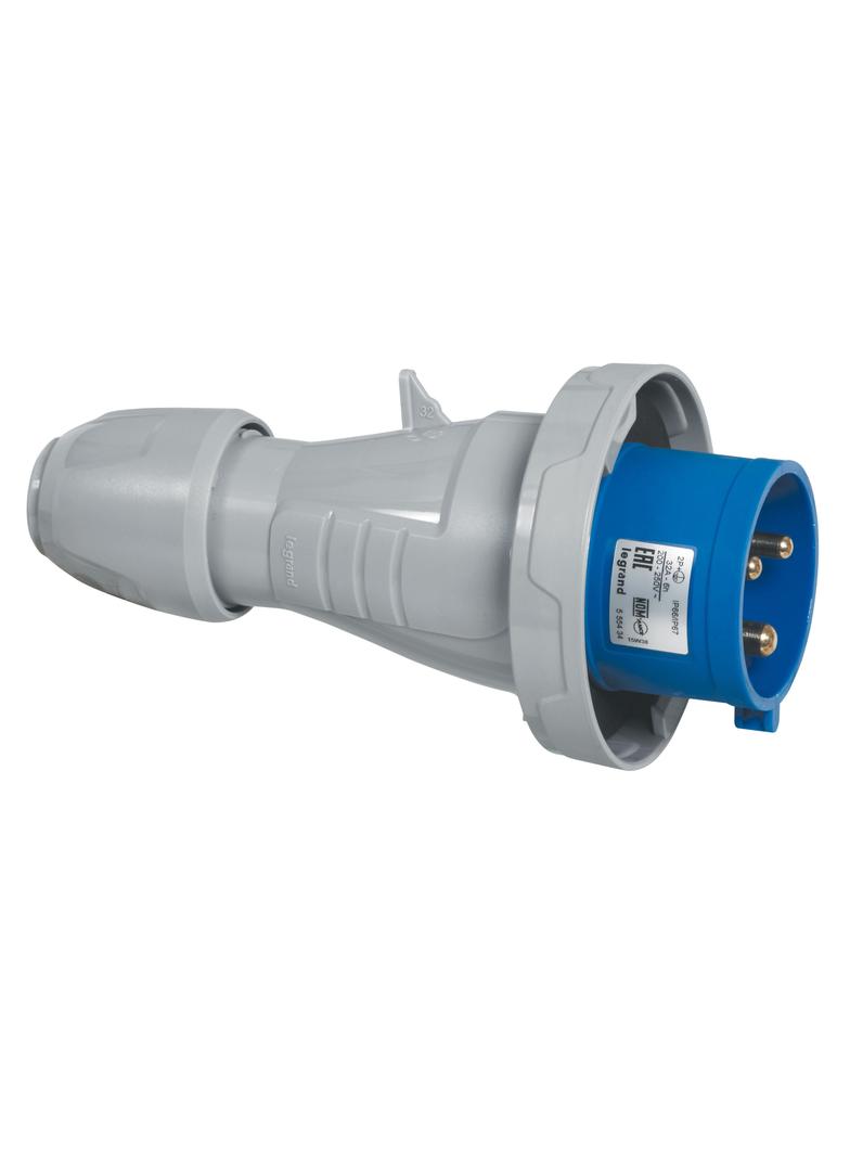 P17 TEMPRA PRO WTYCZKA PRZENOŚNA 32A 2P+Z 230V IP67, Legrand