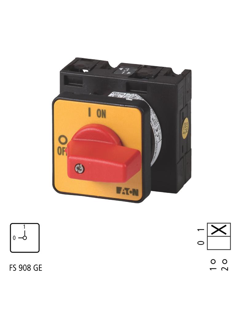 T3-1-8200/E-RT Łącznik krzywkowy 32A 13kW 017025 EATON