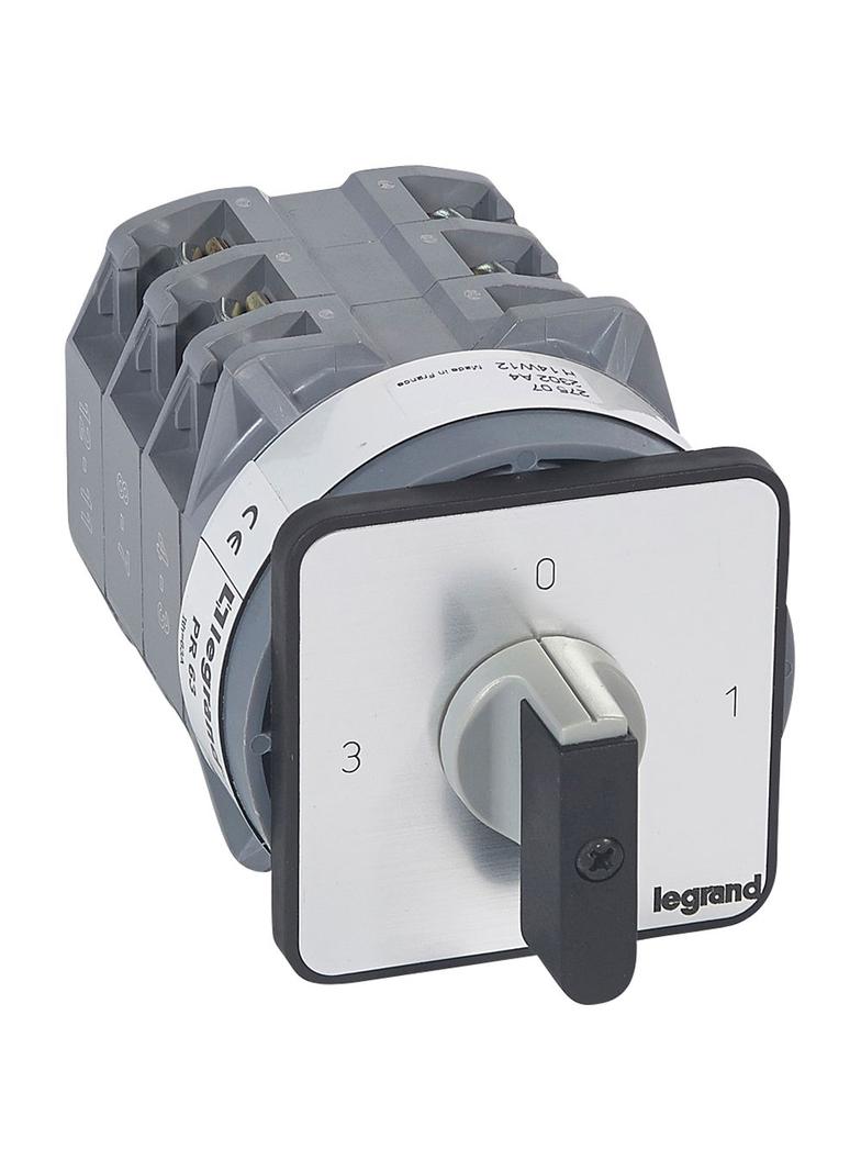 PRZEŁĄCZNIK KRZYWKOWY 0-1-2-3 PR63 63 A 2P, Legrand