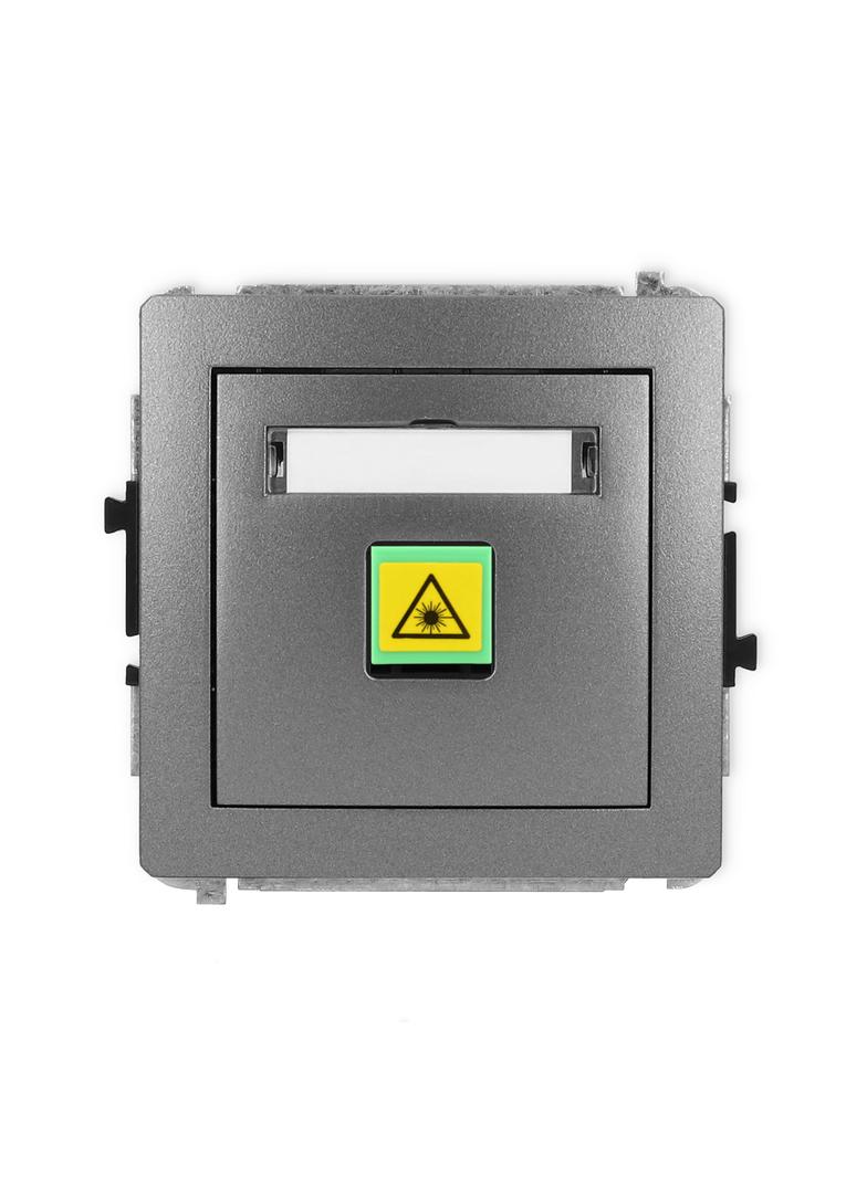 DECO Mechanizm gniazda światłowodowego/optycznego pojedynczego grafitowy