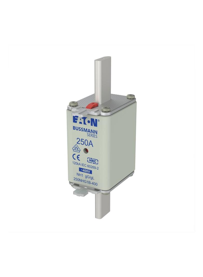NH FUSE 250A 400V GG/GL SIZE 1 Wkładka NH1 250A 400V GL/GG podwójny wskaźnik 250NHG1B-400 EATON