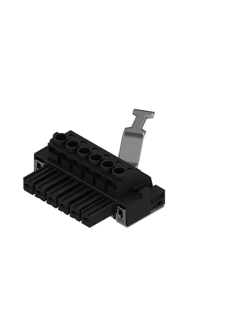 BVZ 7.62HP/06/180SH150C SN BK BX Złącze kablowe do płytek drukowanych /25szt./ WEIDMULLER