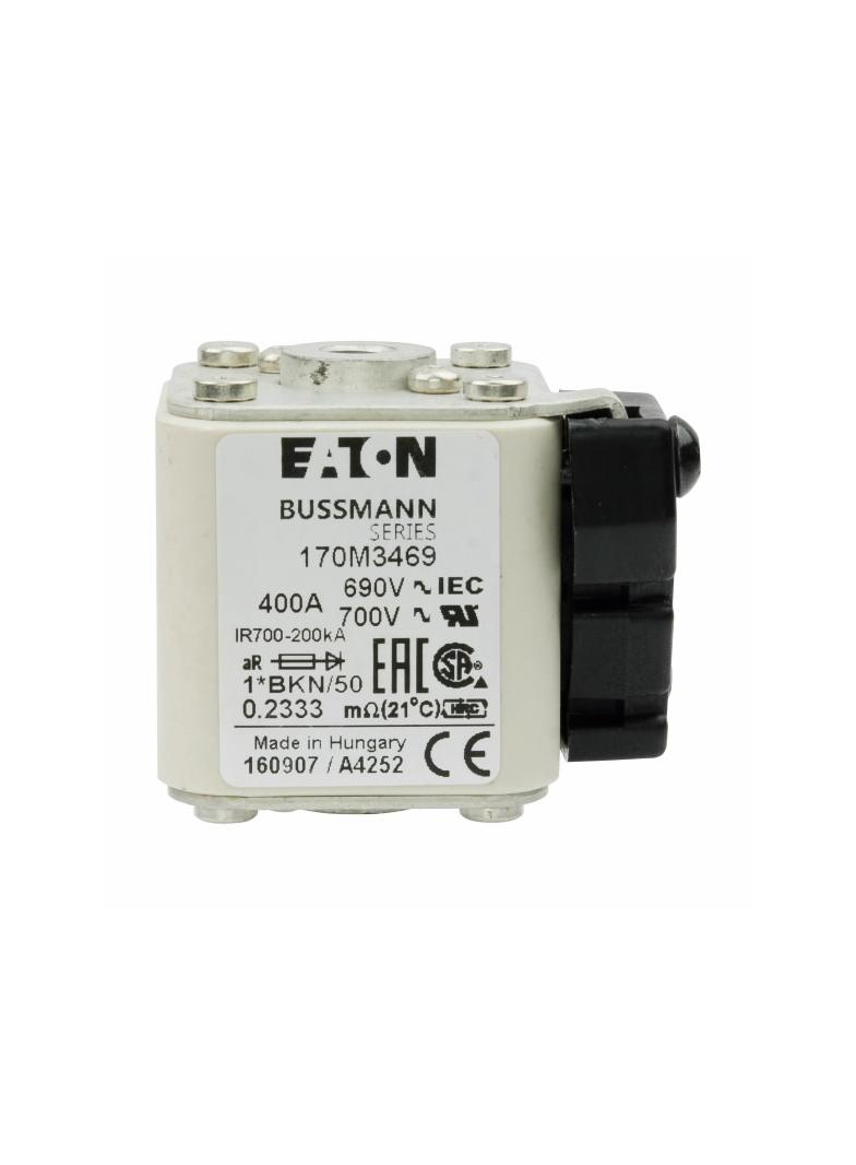 FUSE 400A 690V 1*BKN/50 AR UC Wkładka szybka 400A AC 690V rozmiar 1 aR IEC UL 170M3469 EATON