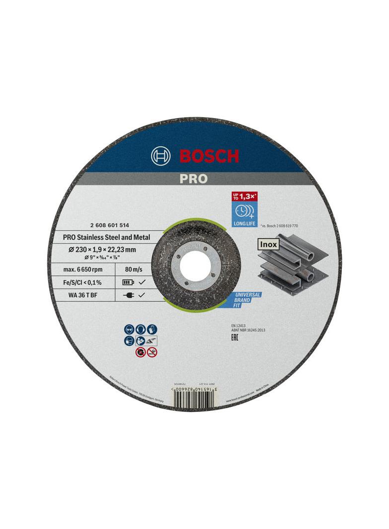 TARCZA TN STAND FOR INOX #230X1,9M