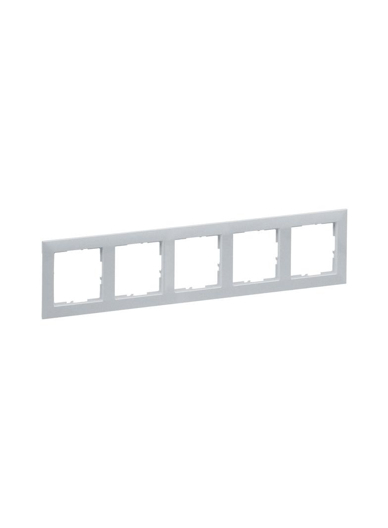 Suno Ramka Pięciokrotna 5-Krotna Aluminium 721515 LEGRAND