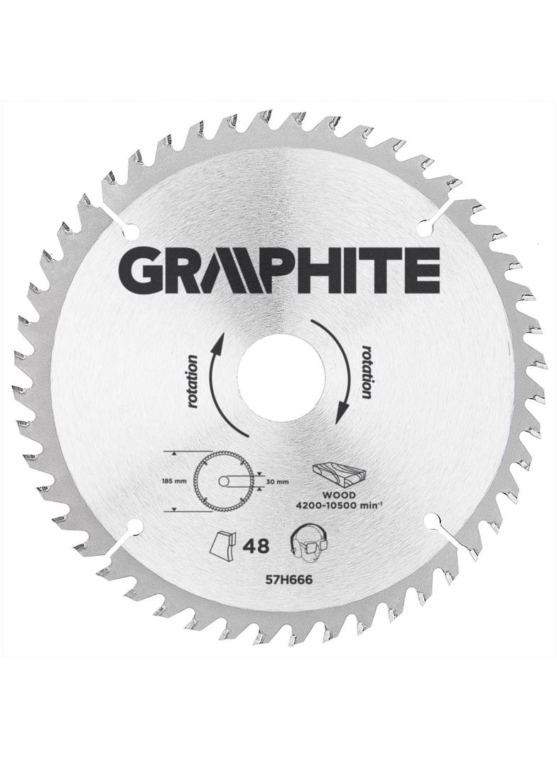 Tarcza do pilarki, widiowa, 185 x 30 mm, 48 zębów