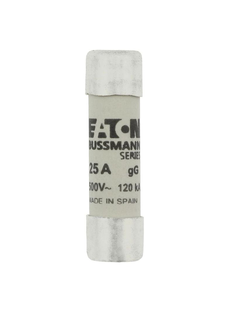 CYLINDRICAL FUSE 10 x 38 25A GG 500V AC Wkładka cylindryczna 10 x 38mm 25A GG 400V AC C10G25 EATON