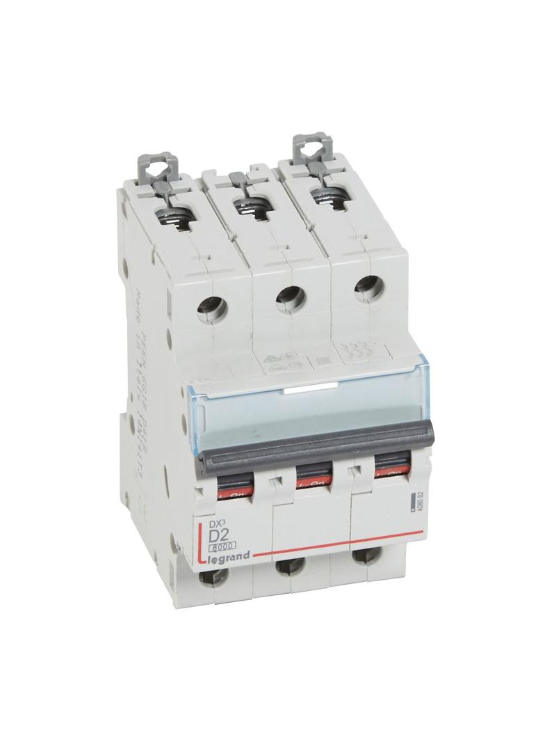 Wyłącznik Nadprądowy S 303 3P D2A 6kA DX3 408082 LEGRAND