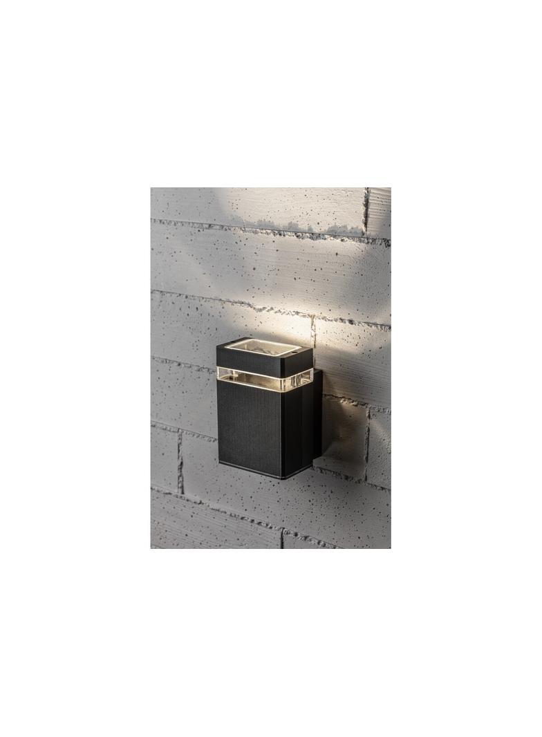 Oprawa ścienna jednokierunkowa NESSA GU10 MAX. 50W IP54 AC220-240V 50/60Hz czarna GTV LD-NESSAGU10J-20 GTV Poland