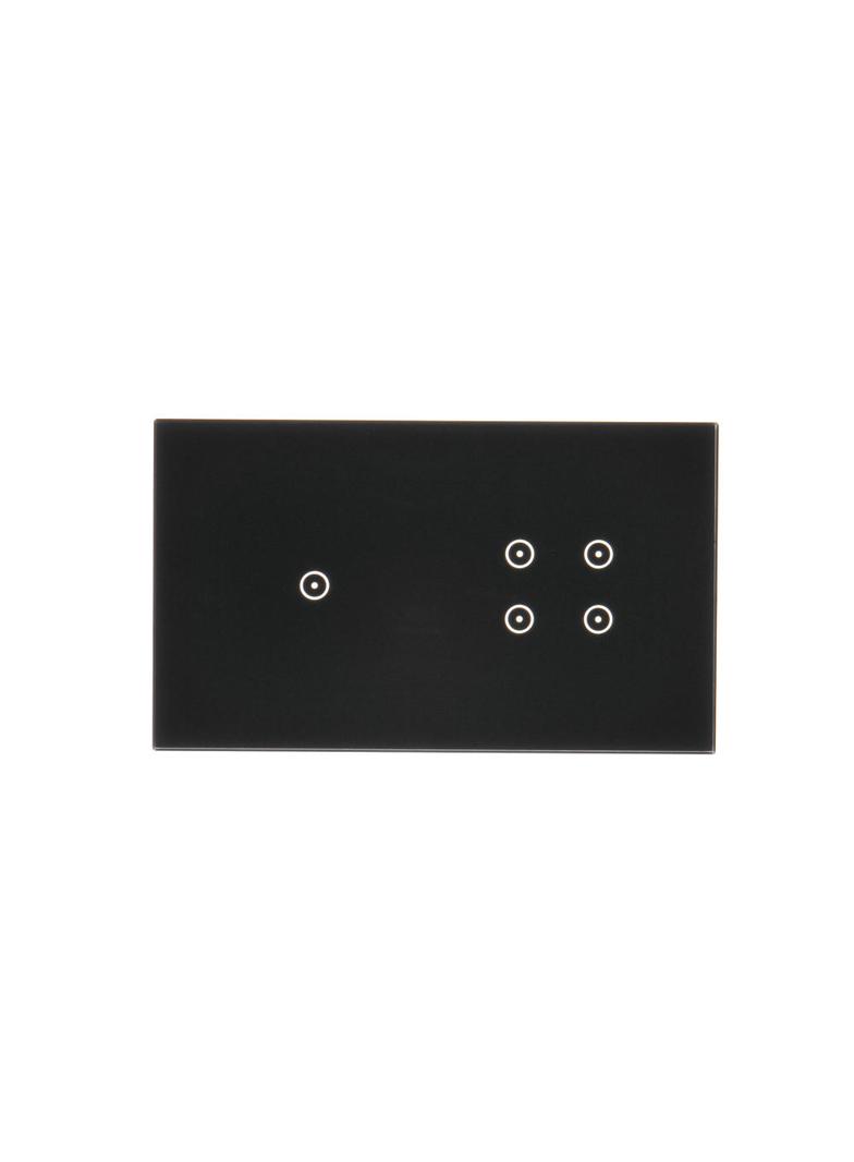 Simon 54 Touch Panel dotykowy S54 Touch 2 moduły 1 pole dotykowe + 4 pola dotykowe zastygła lawa DSTR214/73 KONTAKT