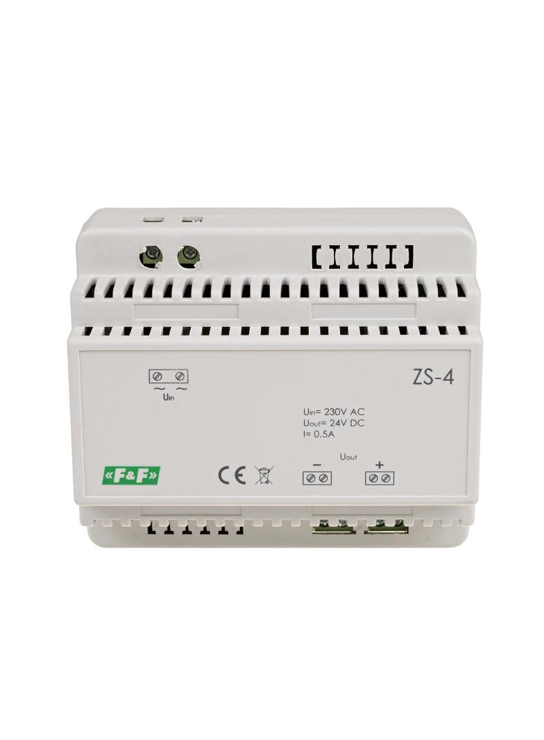 Zasilacz stabilizowany 24V DC 0,5A ZS-4 F&F