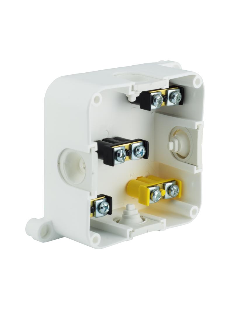 VP-64 Puszka (4 wkręty) n/t 88x88x40mm IP44 400V Z-ac.biała VP 064-51 61.172 OPATÓWEK