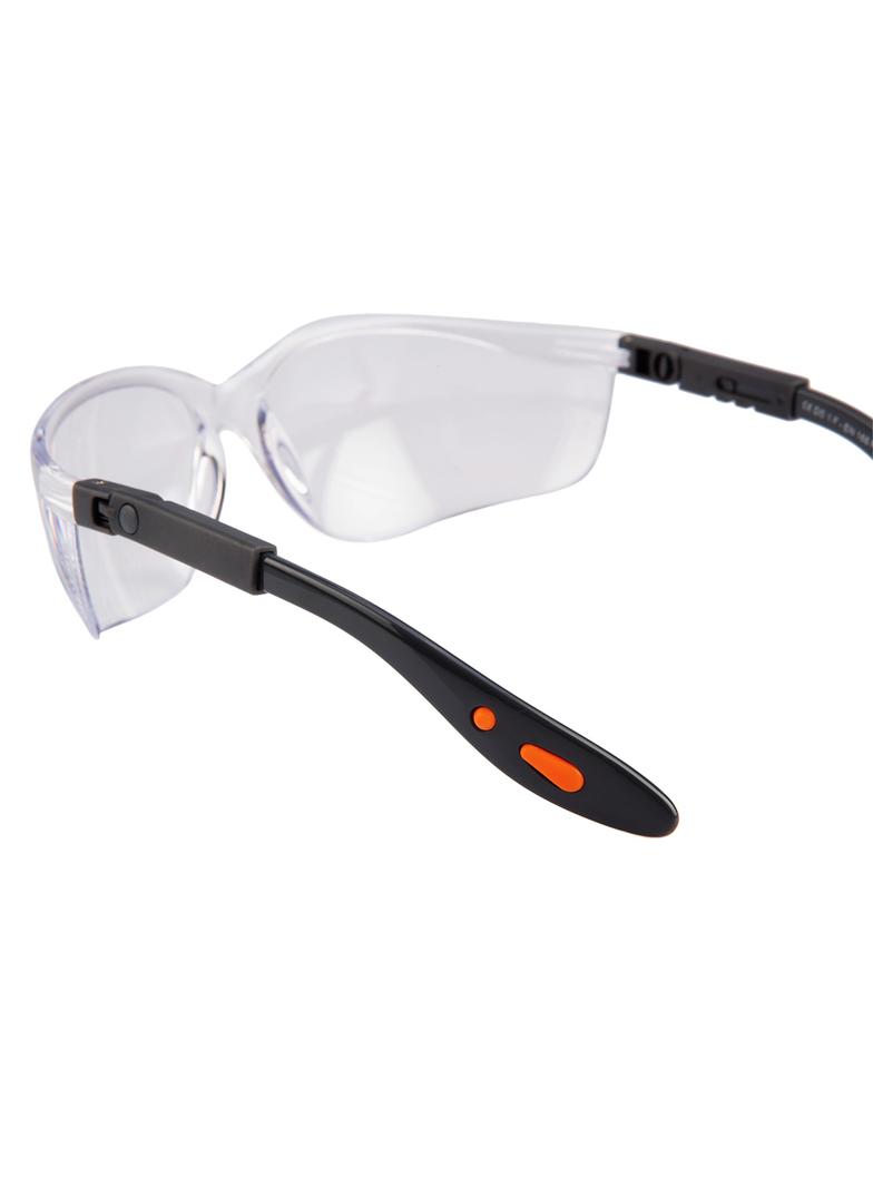 Okulary ochronne poliwęglanowe, białe soczewki