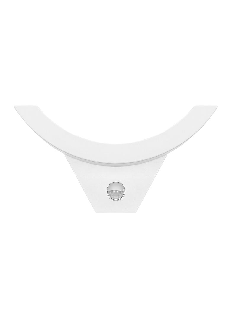 SPINEL LED 10W oprawa ogrodowa z czujnikiem ruchu 140st 800lm IP54 4000K IK10 biała AD-OP-6119WLPMR4