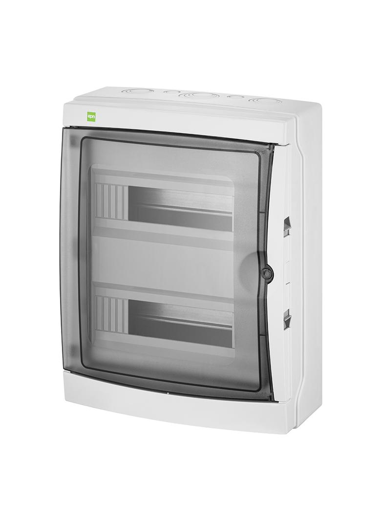 GALANT PLUS RN 2/26 drzwi transparentne (N+PE) IP65