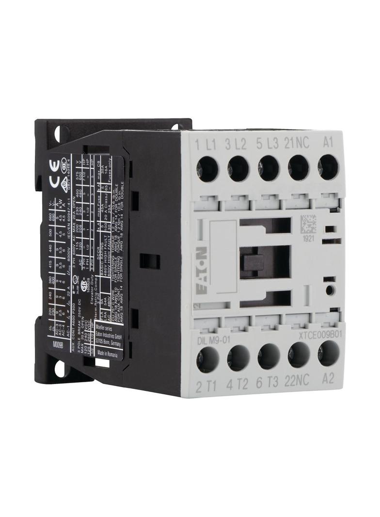 Stycznik mocy 9A 3P 230V AC 0Z 1R DILM9-01(230V50HZ,240V60HZ) 276725 EATON