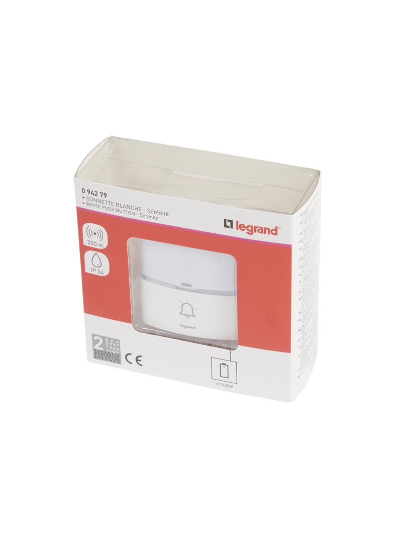 DODATKOWY PRZYCISK DO ZESTAWU SERENITY - BIAŁY, Legrand