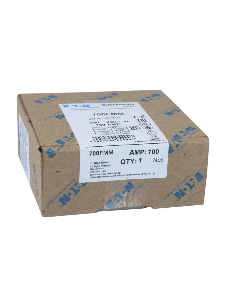 700A 690V AC BS88 HIGH SPEED TWIN FUSE Wkładka szybka 700A AC 690V BS88 83x113 mm aR BS 700FMM EATON