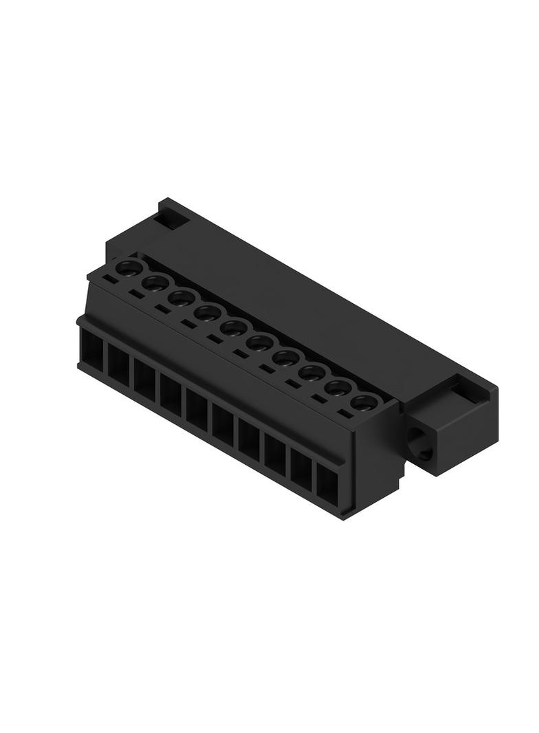 SCZ 3.81/10/180F SN BK BX Wtyk PCB (złącze wiązki), 3.81 mm, Liczba biegunów: 10, Przyłącze z jarzmem /50szt./ 1971410000 WEIDMÜLLER