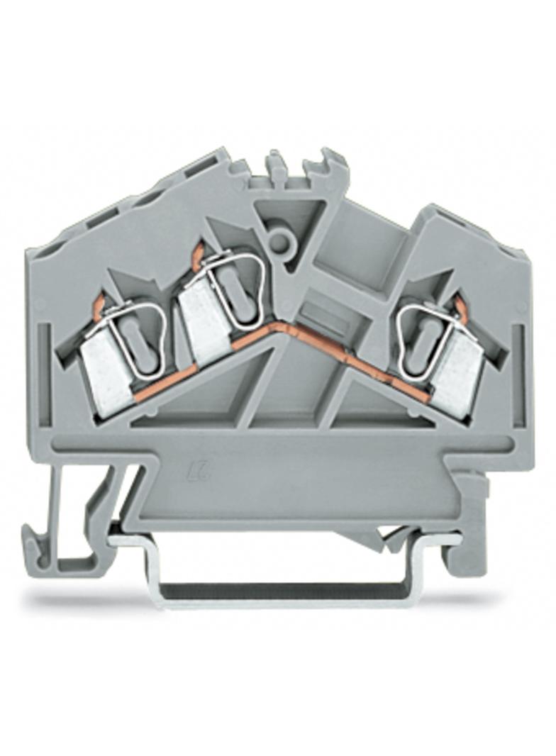 złączka 3-przewodowa 2,5 mm2 szara