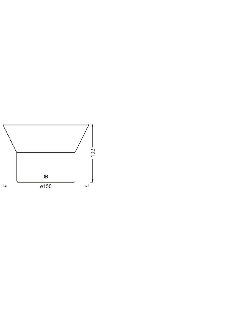 Oprawa SMART OUTD WIFI ECLIPSE WALL RGBW