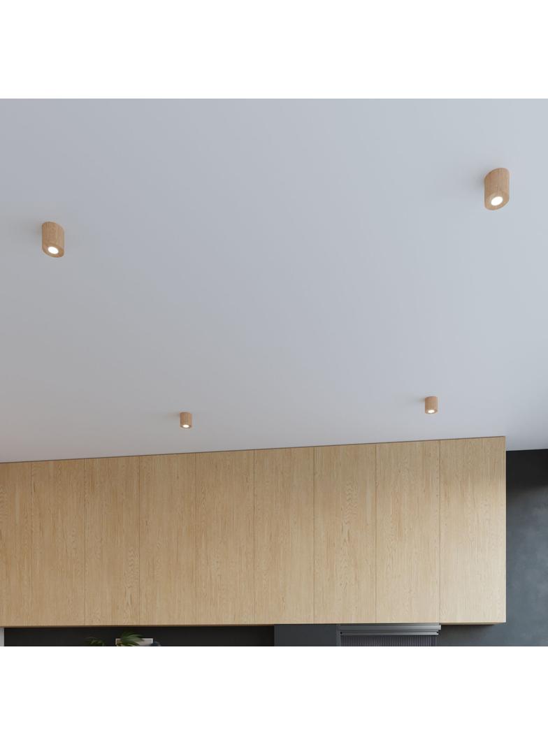 Sollux Plafon ORBIS naturalne drewno SL.0492