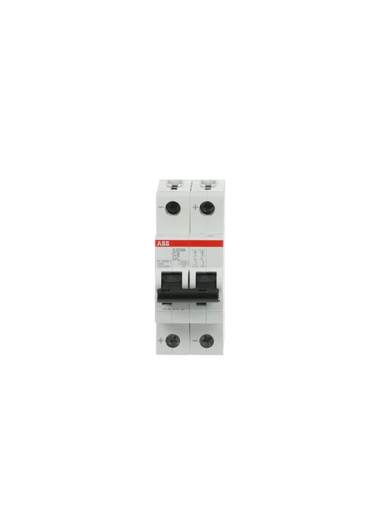 S202M-C8UC Wyłącznik nadprądowy 10kA AC/DC 2P C8A 2CDS272061R0084 ABB