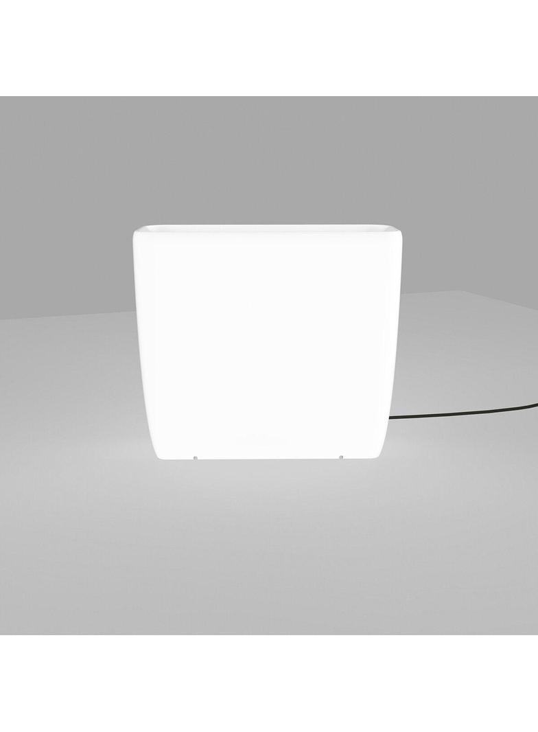 Nowodvorski lampa stojąca zewnętrzna (świecąca donica) Flowerpot L 2xE27 biała 9713