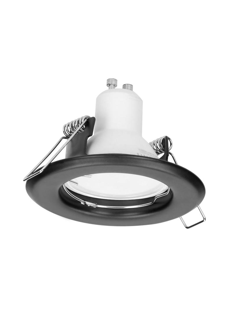 SUTRI RC ramka dekoracyjna oprawy punktowej MR16/GU10 max 50W okrągła stała czarna AD-OD-6175/B ORNO