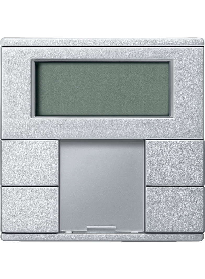 Przycisk wielofunk. podw. plus z regul. temp., alu, Sys M