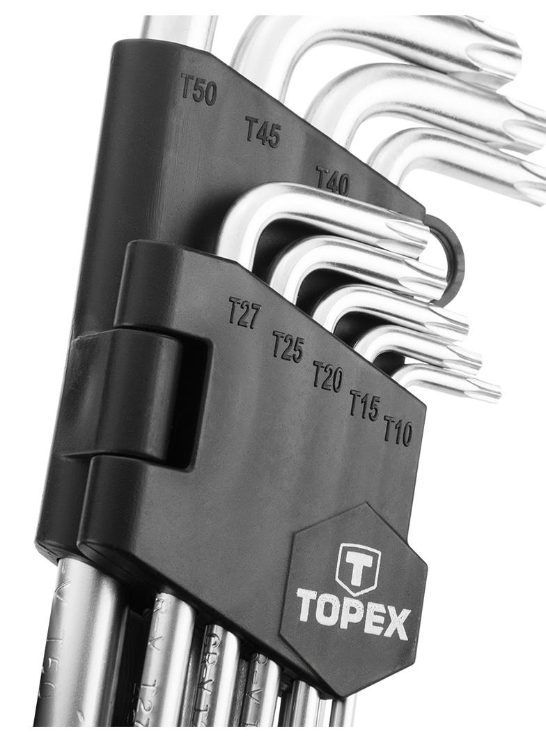 Klucze Torx T10-T50, zestaw 9 szt.