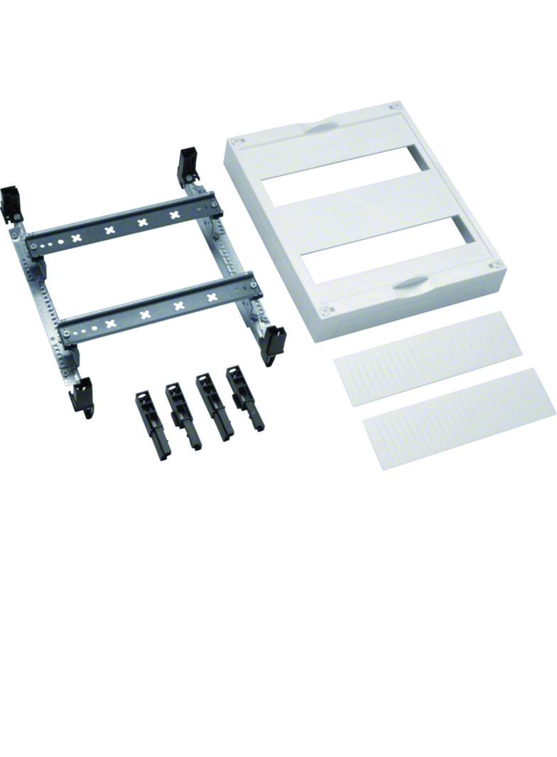univers N Blok dla pól licznikowych z szynami nośnymi rozstaw 125mm 300x250mm UD21A4 HAGER