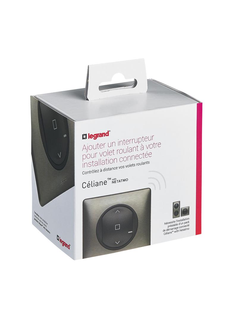 CELIANE WITH NETATMO - ŁĄCZNIK ROLET CONNECTED GRAFITOWY, Legrand