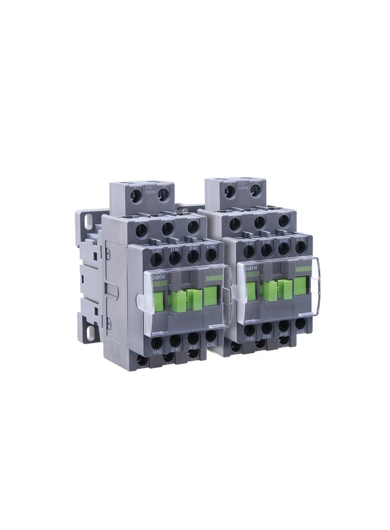 Ex9CR18 11 3P 230V Stycznik nawrotny 3P 18A AC-3 230V AC 1NC + 1NO 104716 NOARK