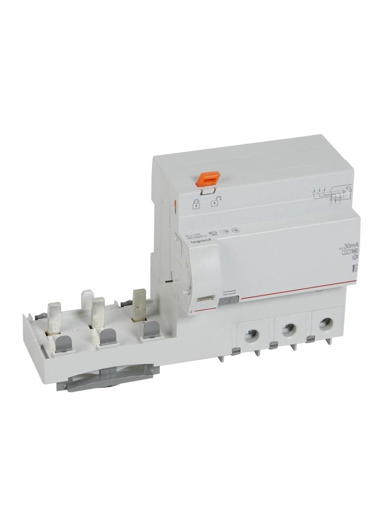 BLOK RÓŻNICOWOPRĄDOWY PR 303 3P 125A 30MA TYP F (HPI) SERII DX3, Legrand