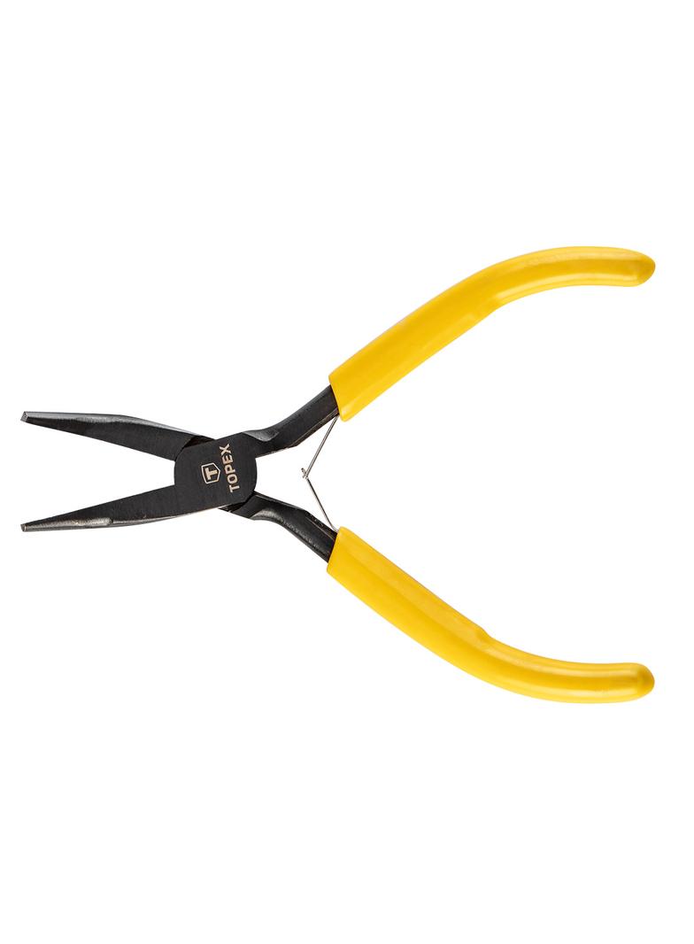 Szczypce precyzyjne wydłużone wygięte 125 mm