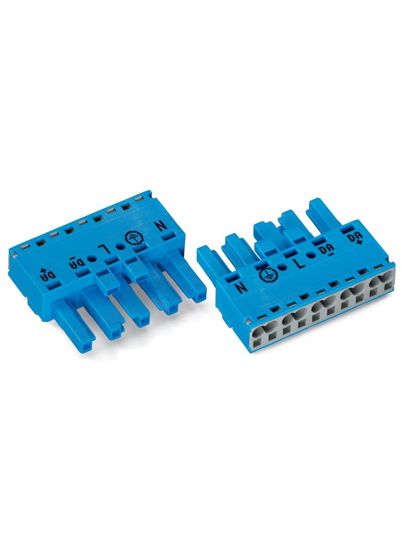 WINSTA gniazdo 5-torowe niebieskie kodowanie I