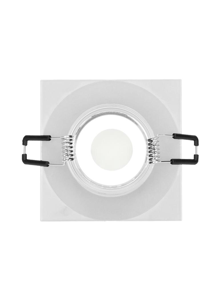 DARI S ramka dekoracyjna oprawy punktowej, MR16/GU10 max 50W, kwadrat, biała IP44 AD-OD-6171/W ORNO