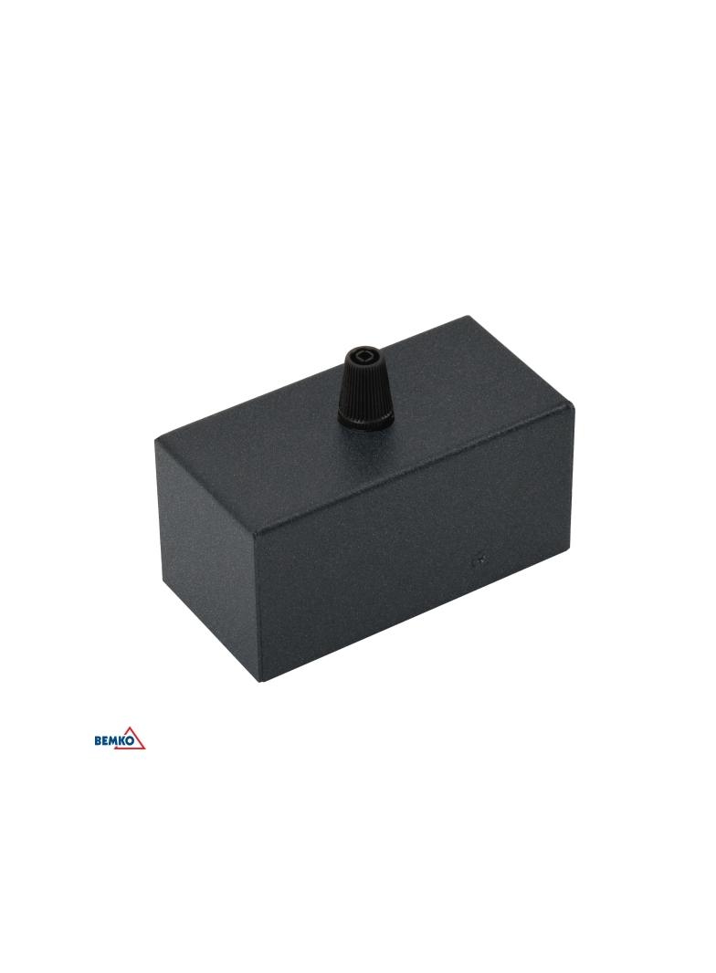 ROZETA SUFITOWA QUALIS 100x50x50 mm GRAFIT