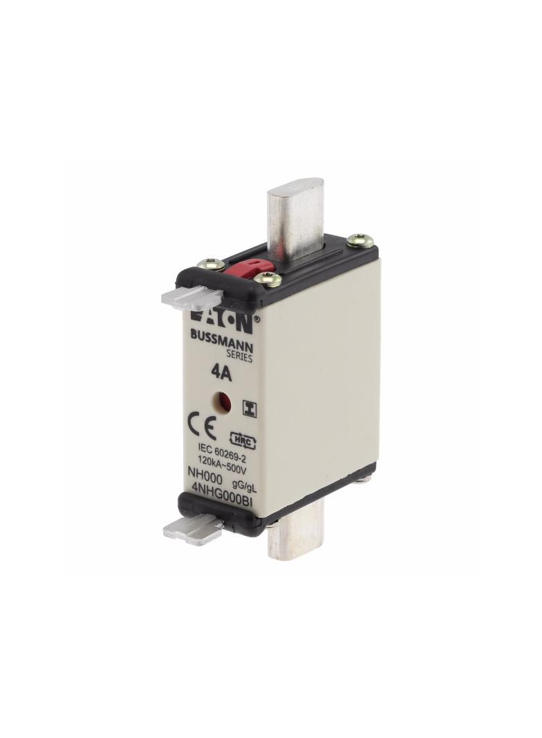 4NHG000BI Wkładka NH 4A 500V GG/GL rozmiar 000 4NHG000BI EATON